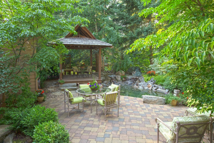 backyard paver patio design