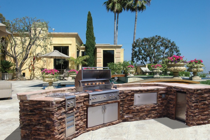 luxury outdoor kitchen design
