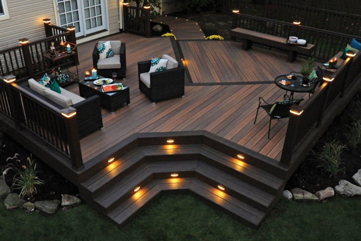 wood patio deck design