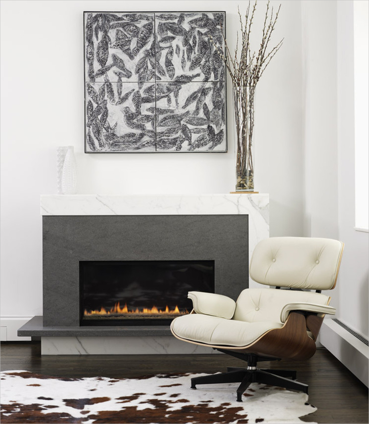 modern gas fireplace design