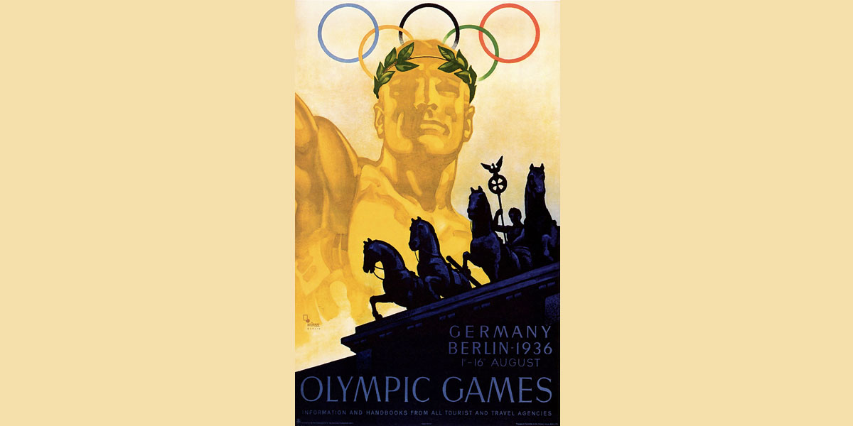 berlin 1936 olympic games poster