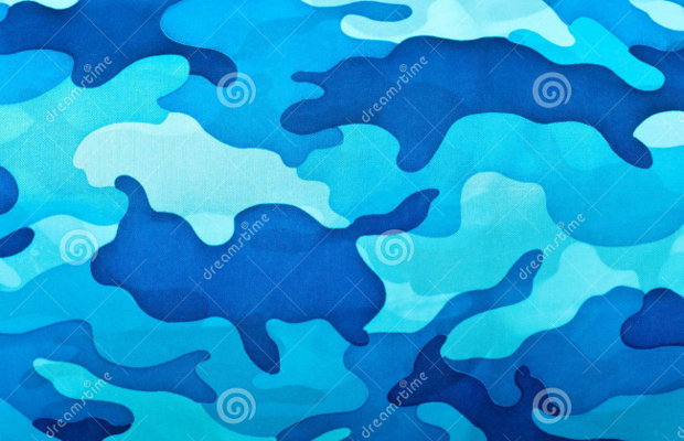 blue camo pattern design