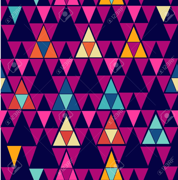 hipster triangle pattern