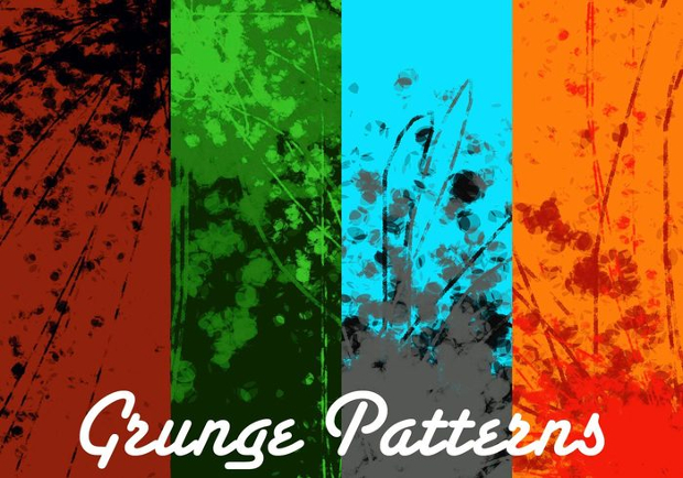 colorful grunge pattern design