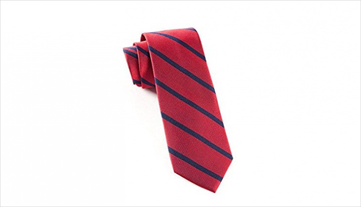 striped skinny tie design
