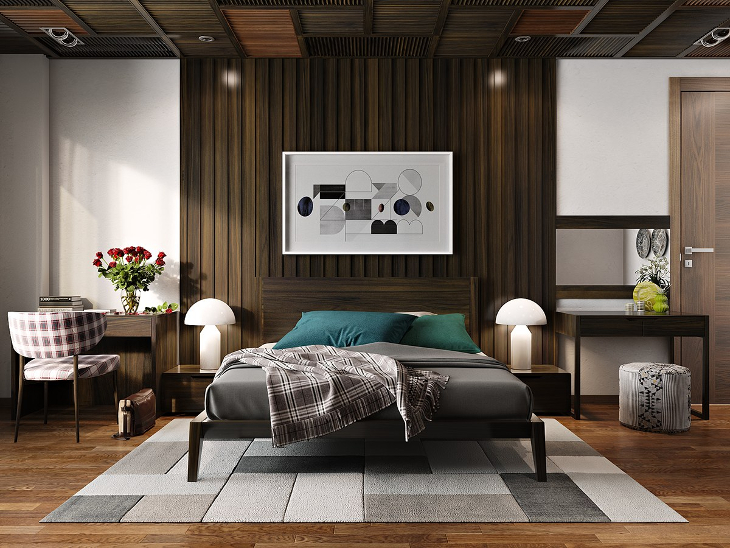 bedroom minimalist modern decor designs interior bed wooden bedding