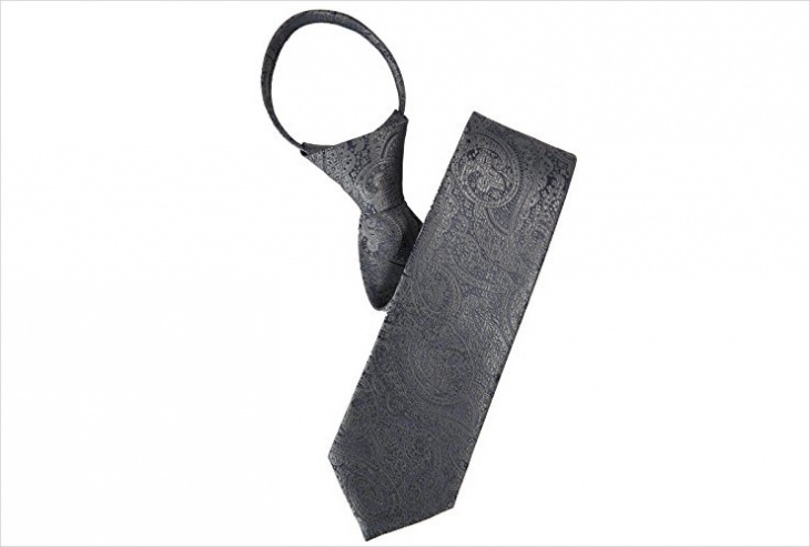 comfortable zipper tie design for men