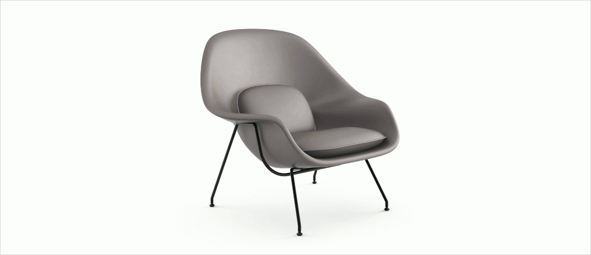 saarinen large womb chair from knoll