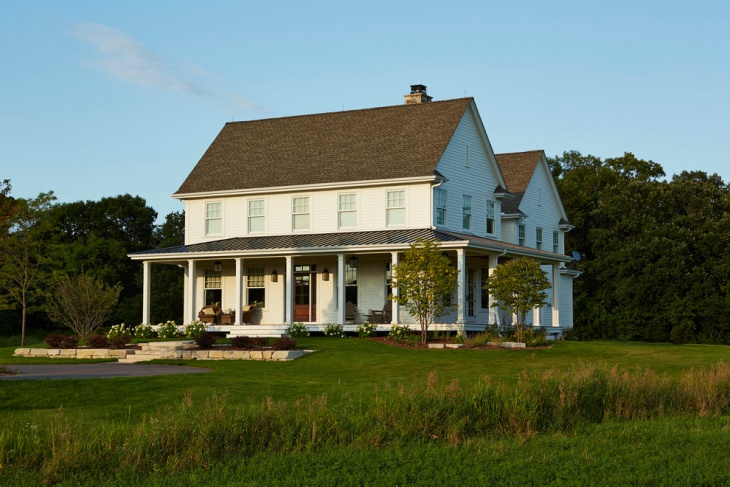 farmhouse luxury landscape design