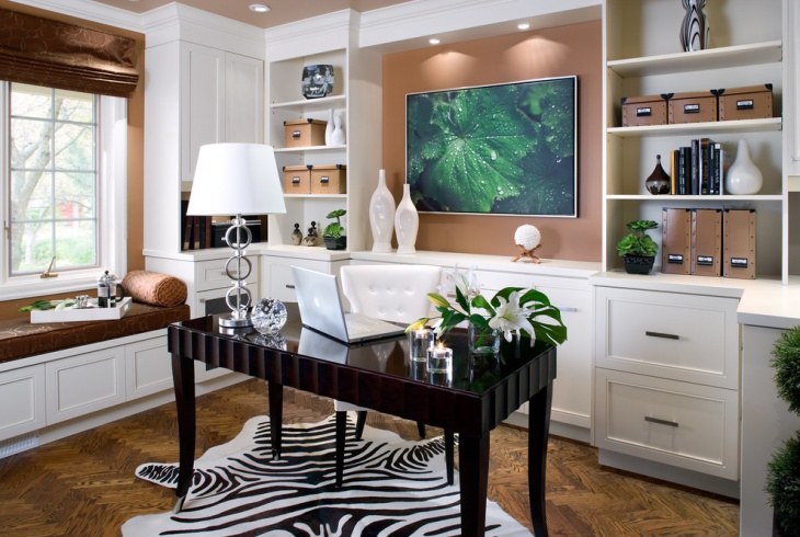 contemporary home office interior design