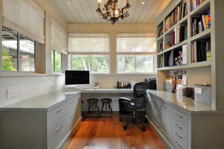 small contemporary home office design