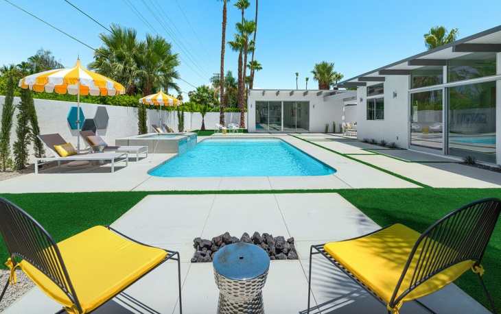 modern backyard pool design