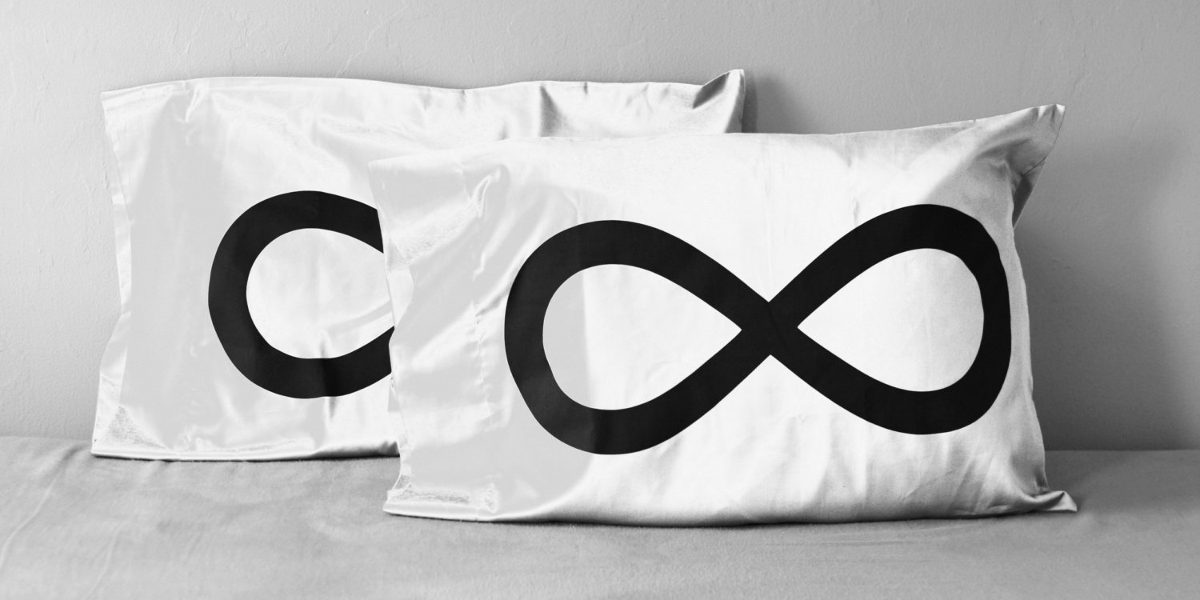 infinity pillow cover set