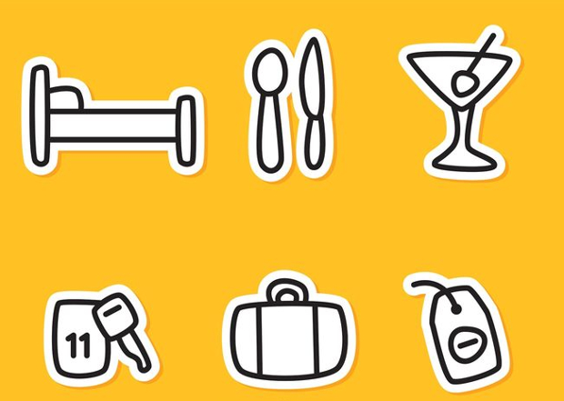 vector hotel icons