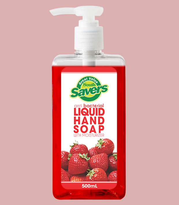 liquid soap label design