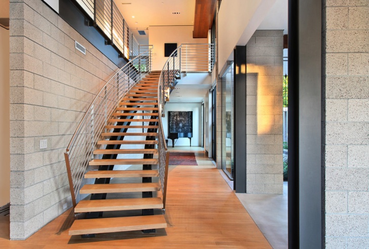 open tread stair design