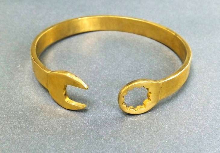 mens gold biker jewelry