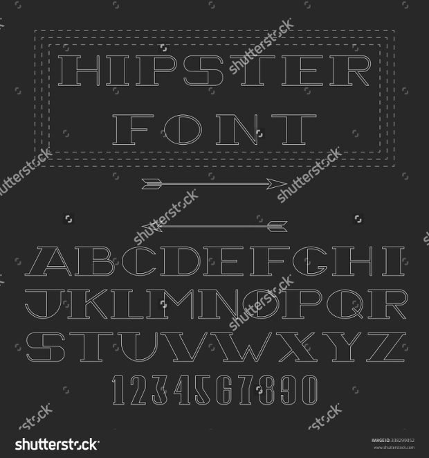 monogram alphabet font