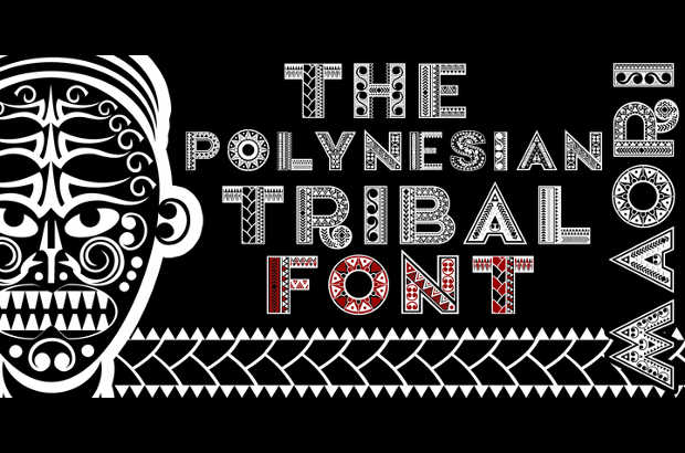 polynesian tribal font 