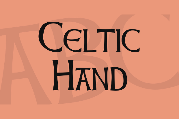 celtic hand font