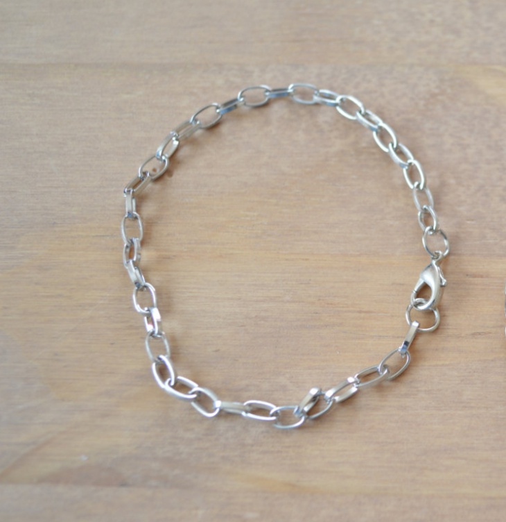 mens platinum cross chain bracelet