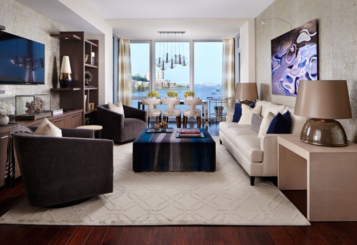 modern classic living room interior design