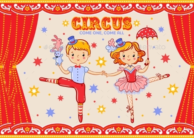 Vintage Circus Poster Design