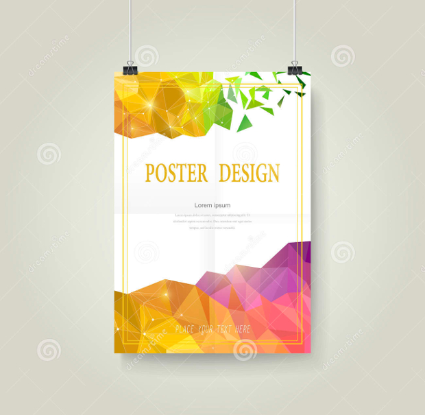 Abstract Geometric Poster Design
