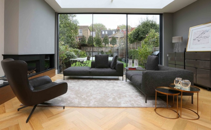 sleek living room sofa design