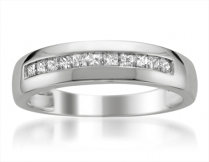 mens platinum ring with black diamonds