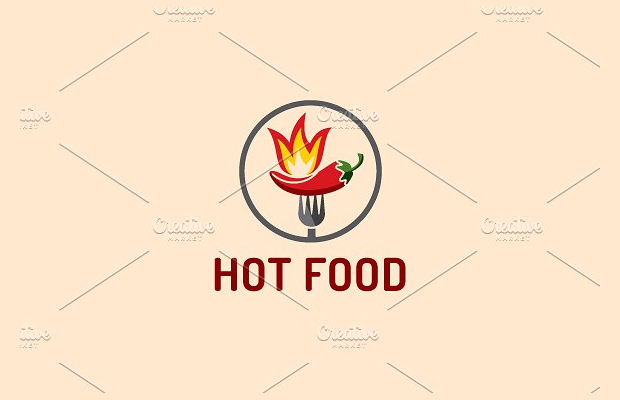 hot food logo