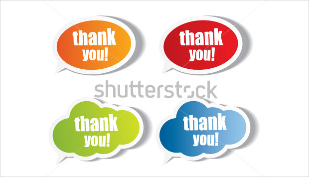 baby shower thank you stickers