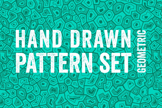 hand drawn geometric pattern
