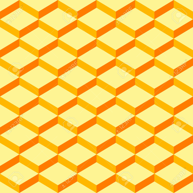 orange geometric pattern
