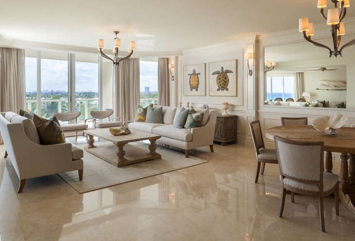 marble floor design for living room