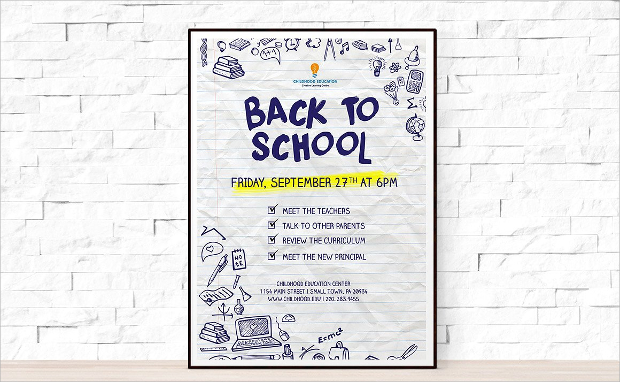 Back to School Event Flyer Template