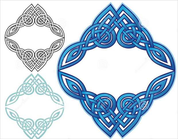 celtic knot border design 