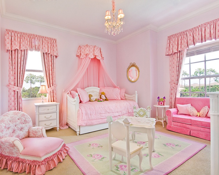 traditional kids room for girls