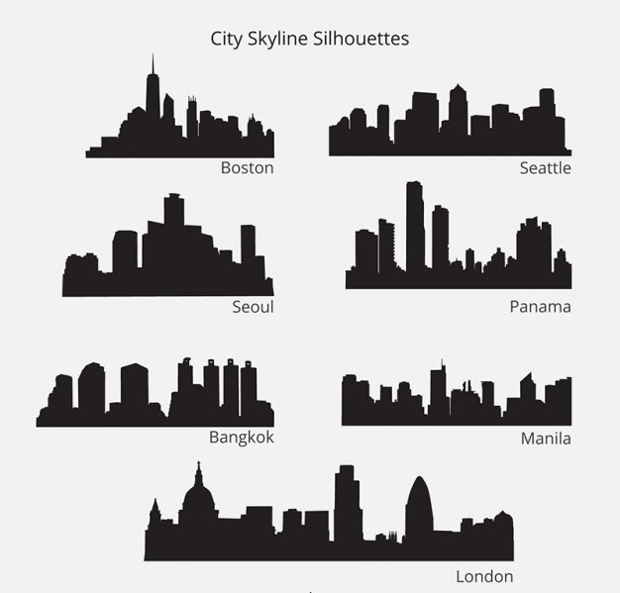 city skyline silhouette
