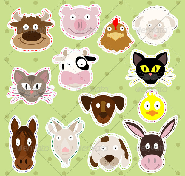 farm animal illustration 