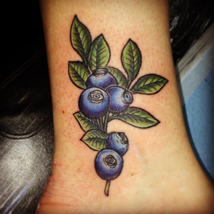 21+ Blueberry Tattoo Designs, Ideas | Design Trends ...