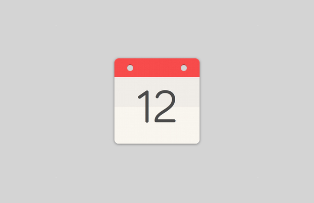 flat calendar icon