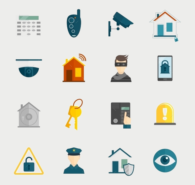 home security icons