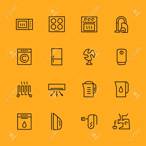 home appliance icons