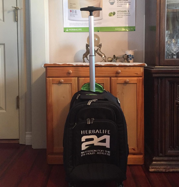 rolling travel backpack design