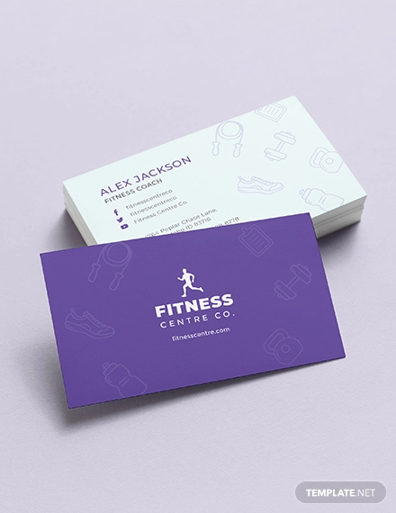 fitness business card