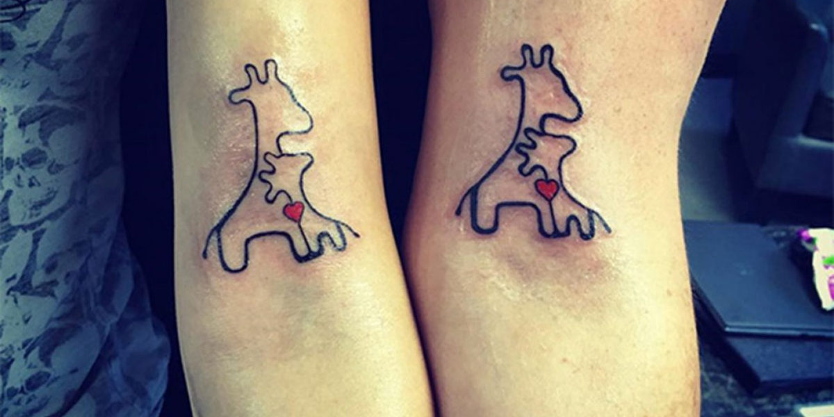 giraffes tattoo