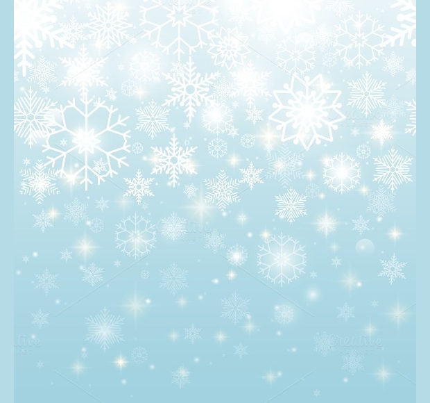 seamless snowflake pattern design