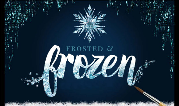 printable frozen snowflake design