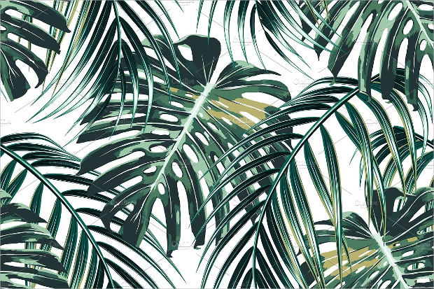 jungle leaf pattern